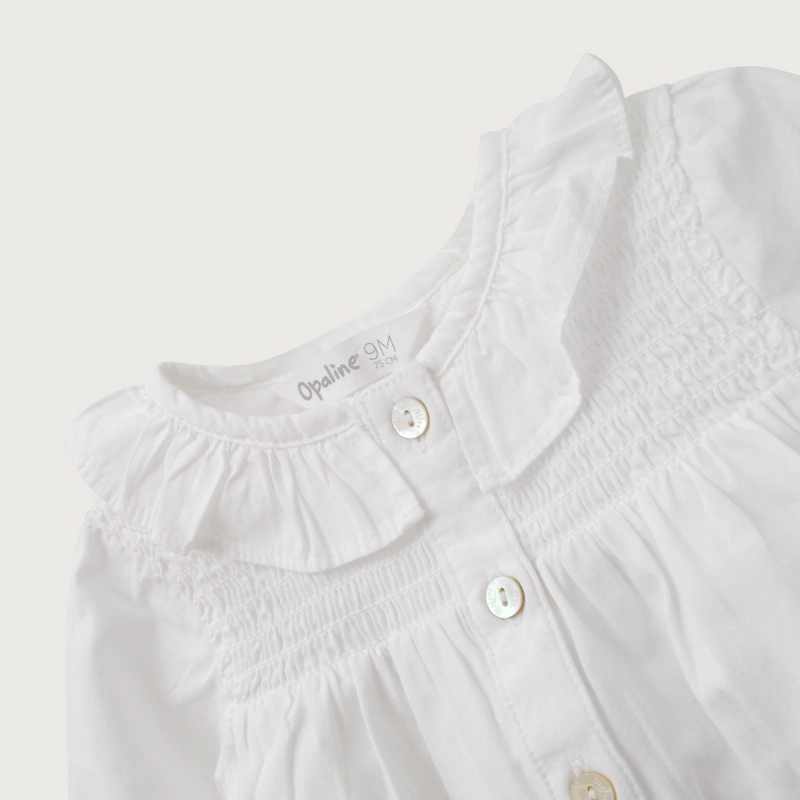 BLUSA INFANT BLANCA NIÑA OPALINE - 4