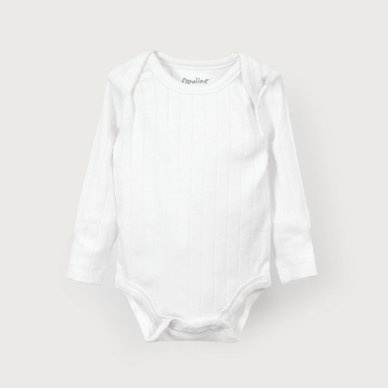 PACK DE 2 BODYS ALGODON ACANALADO NIÑO OPALINE - 3