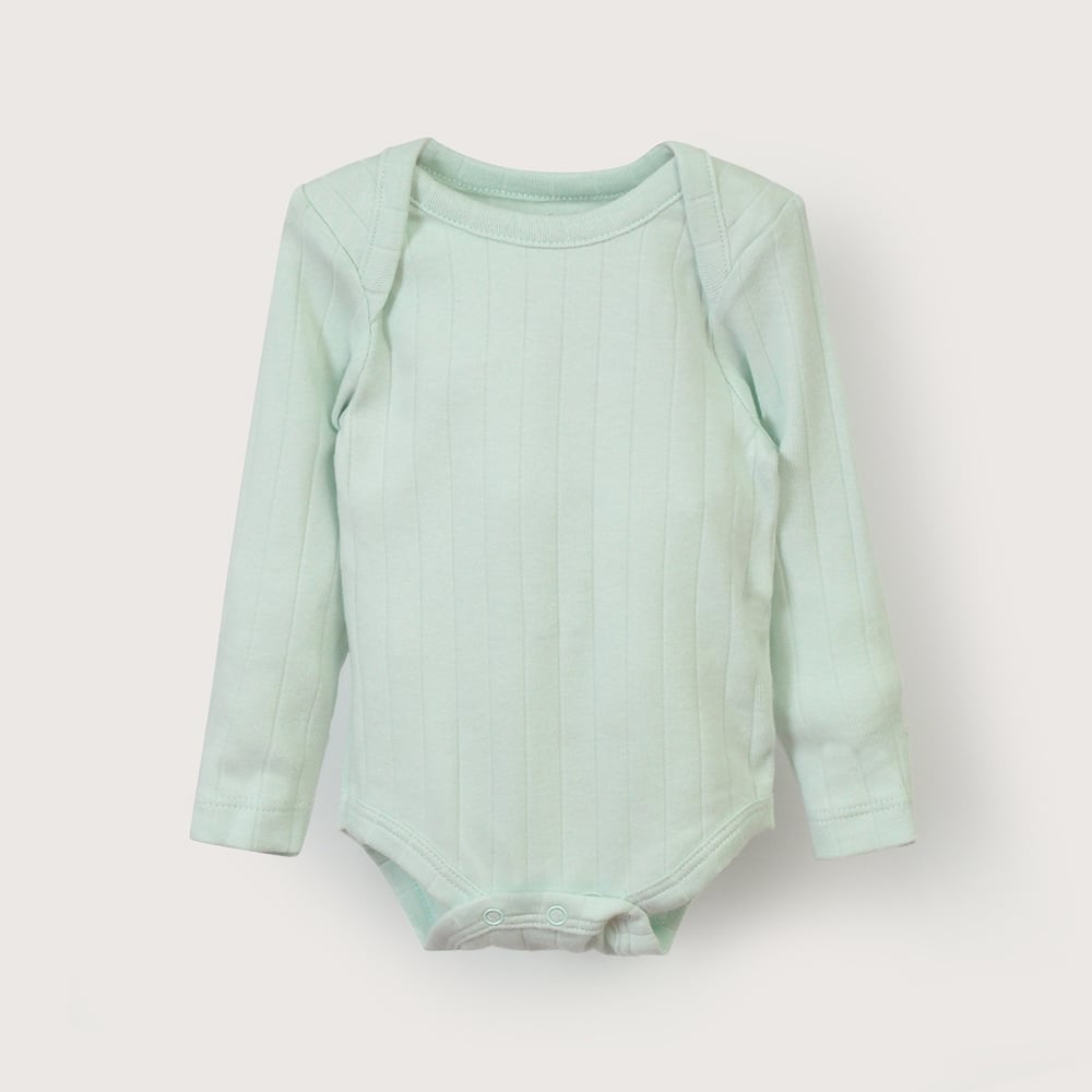 PACK DE 2 BODYS ALGODON ACANALADO UNISEX MENTA OPALINE - 2