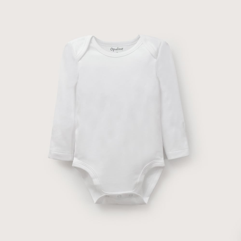 PACK DE 2 BODYS BLANCO ALGODON UNISEX OPALINE - 3