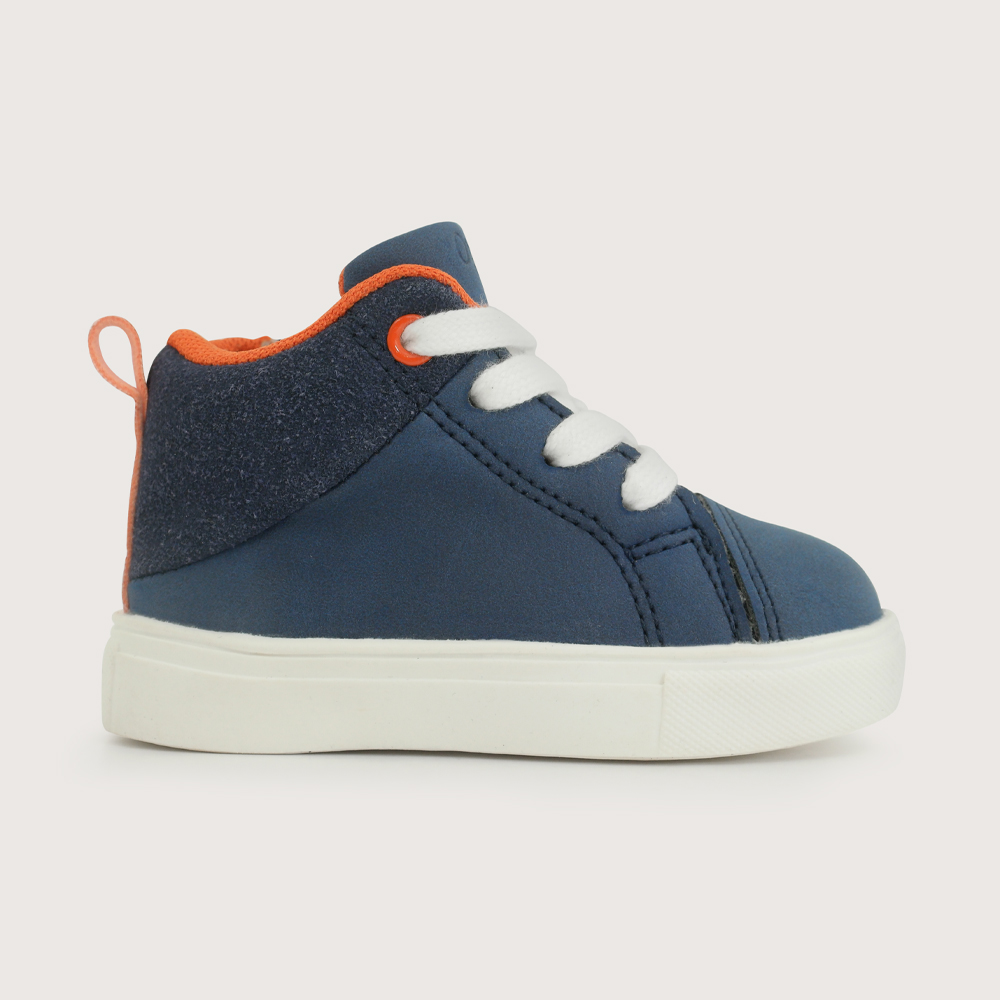 ZAPATILLA ALTA CASUAL AZUL NIÑO OPALINE - 2