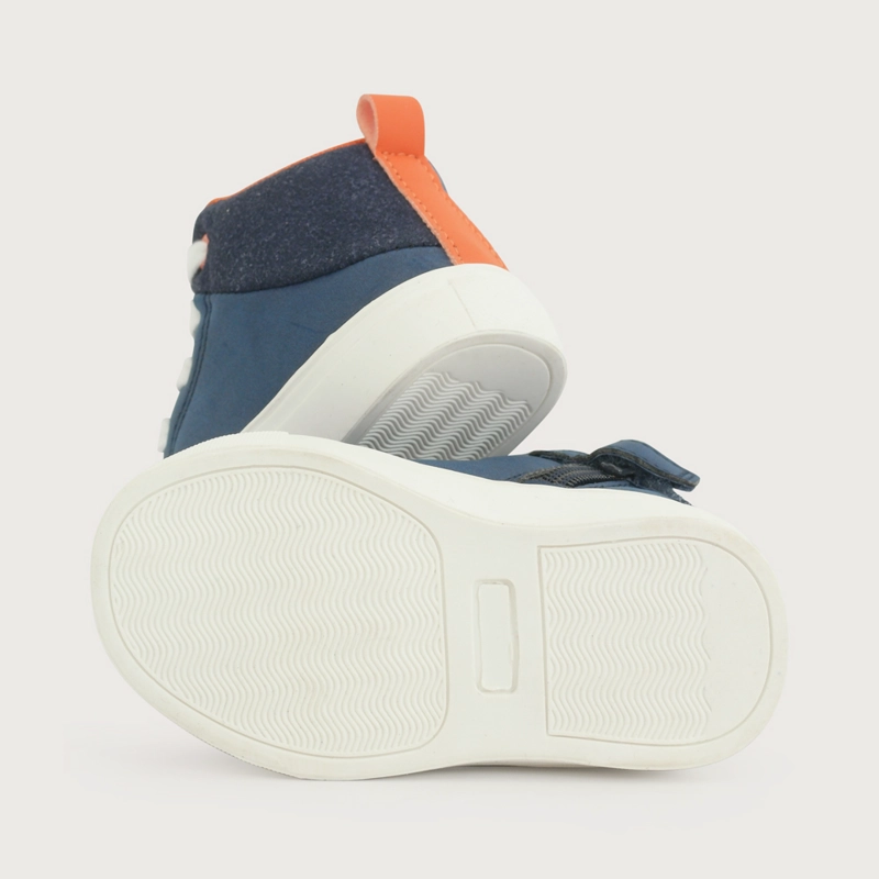 ZAPATILLA ALTA CASUAL AZUL NIÑO OPALINE - 3