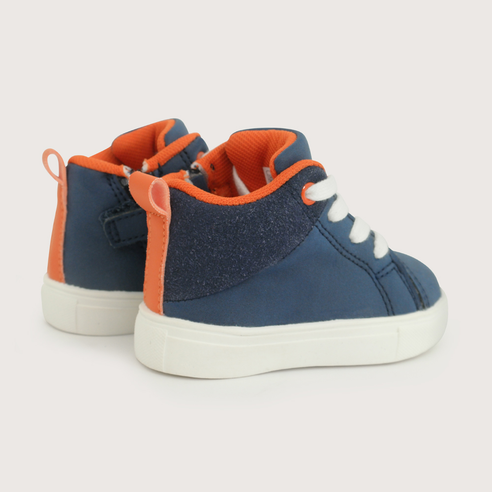 ZAPATILLA ALTA CASUAL AZUL NIÑO OPALINE - 5
