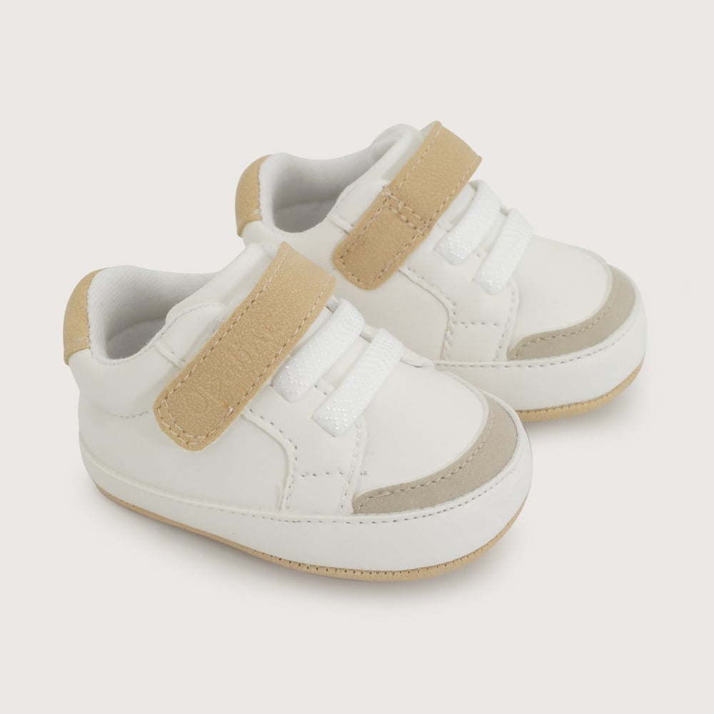 ZAPATILLA VELCRO PARA NIÑO COLOR BLANCO OPALINE - 1