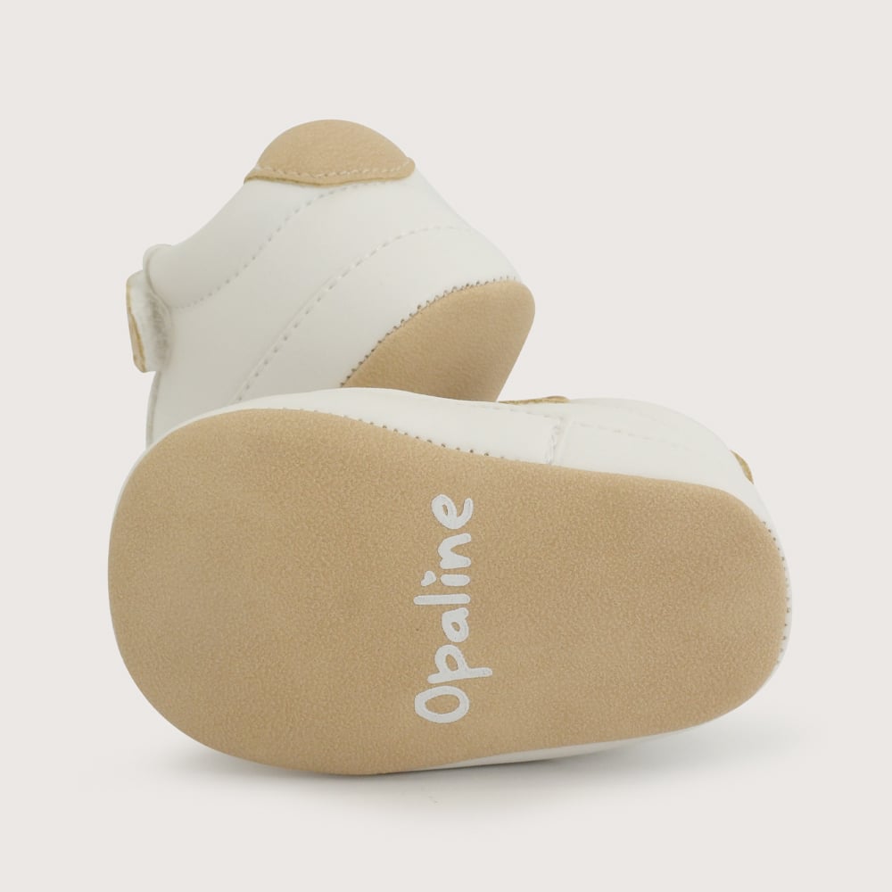 ZAPATILLA VELCRO PARA NIÑO COLOR BLANCO OPALINE - 3