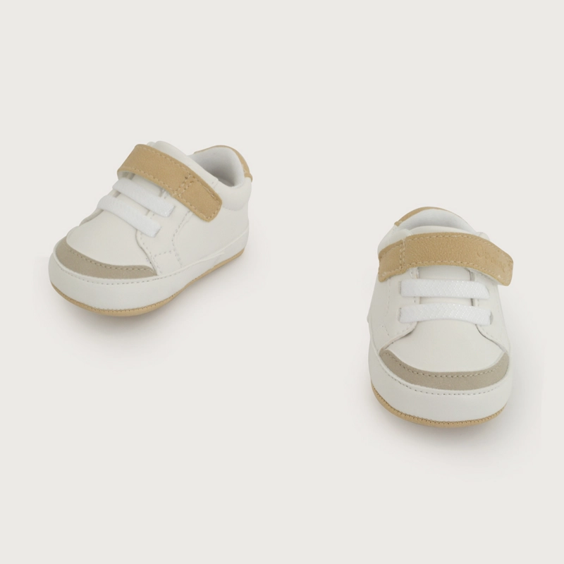 ZAPATILLA VELCRO PARA NIÑO COLOR BLANCO OPALINE - 4