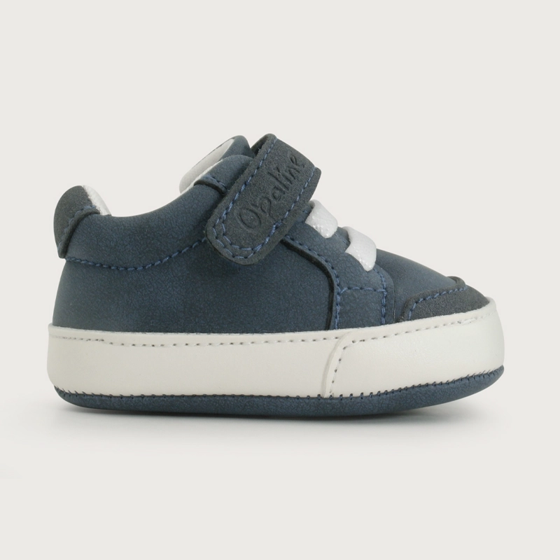 ZAPATILLA VELCRO PARA NIÑO COLOR AZUL OPALINE - 2