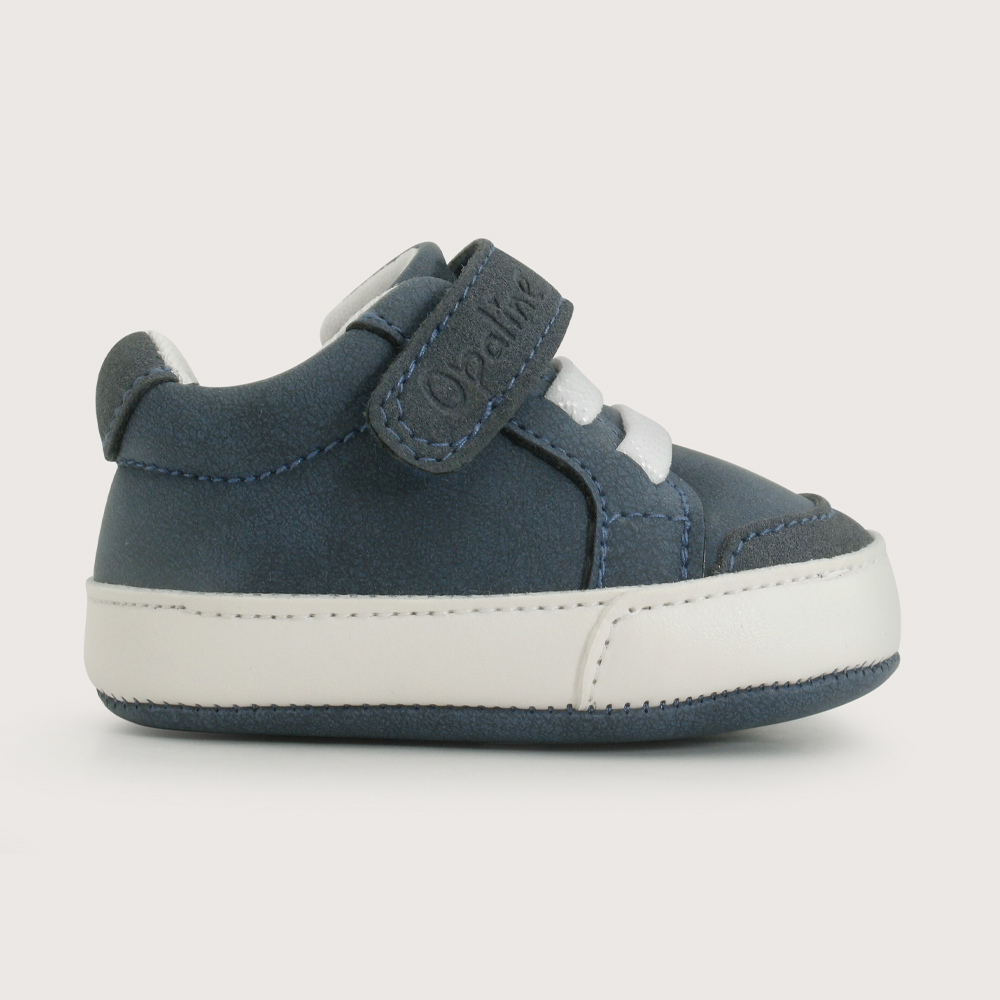 ZAPATILLA VELCRO PARA NIÑO COLOR AZUL OPALINE - 2