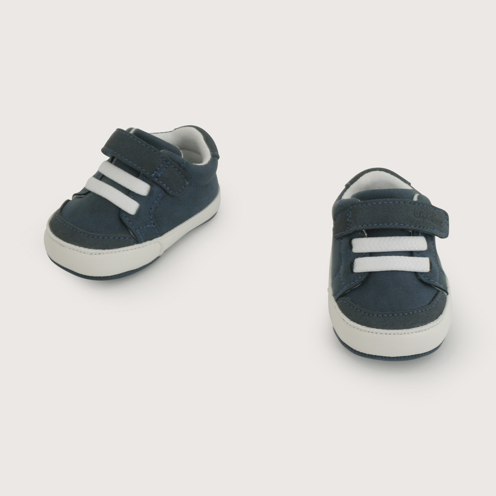 ZAPATILLA VELCRO PARA NIÑO COLOR AZUL OPALINE - 4
