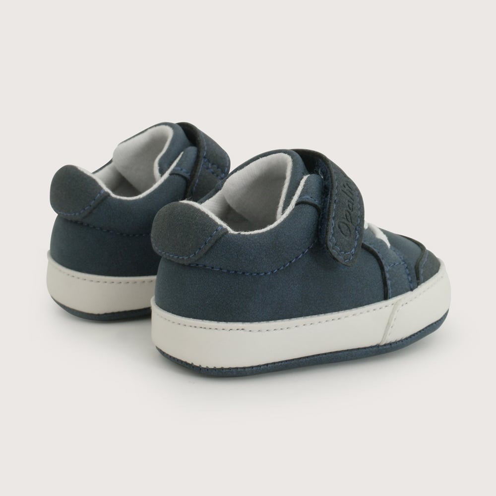 ZAPATILLA VELCRO PARA NIÑO COLOR AZUL OPALINE - 5