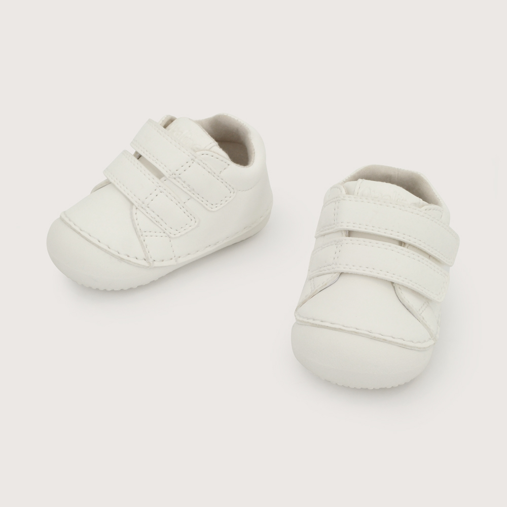 ZAPATILLA GATEADOR BLANCA NIÑA OPALINE - 4