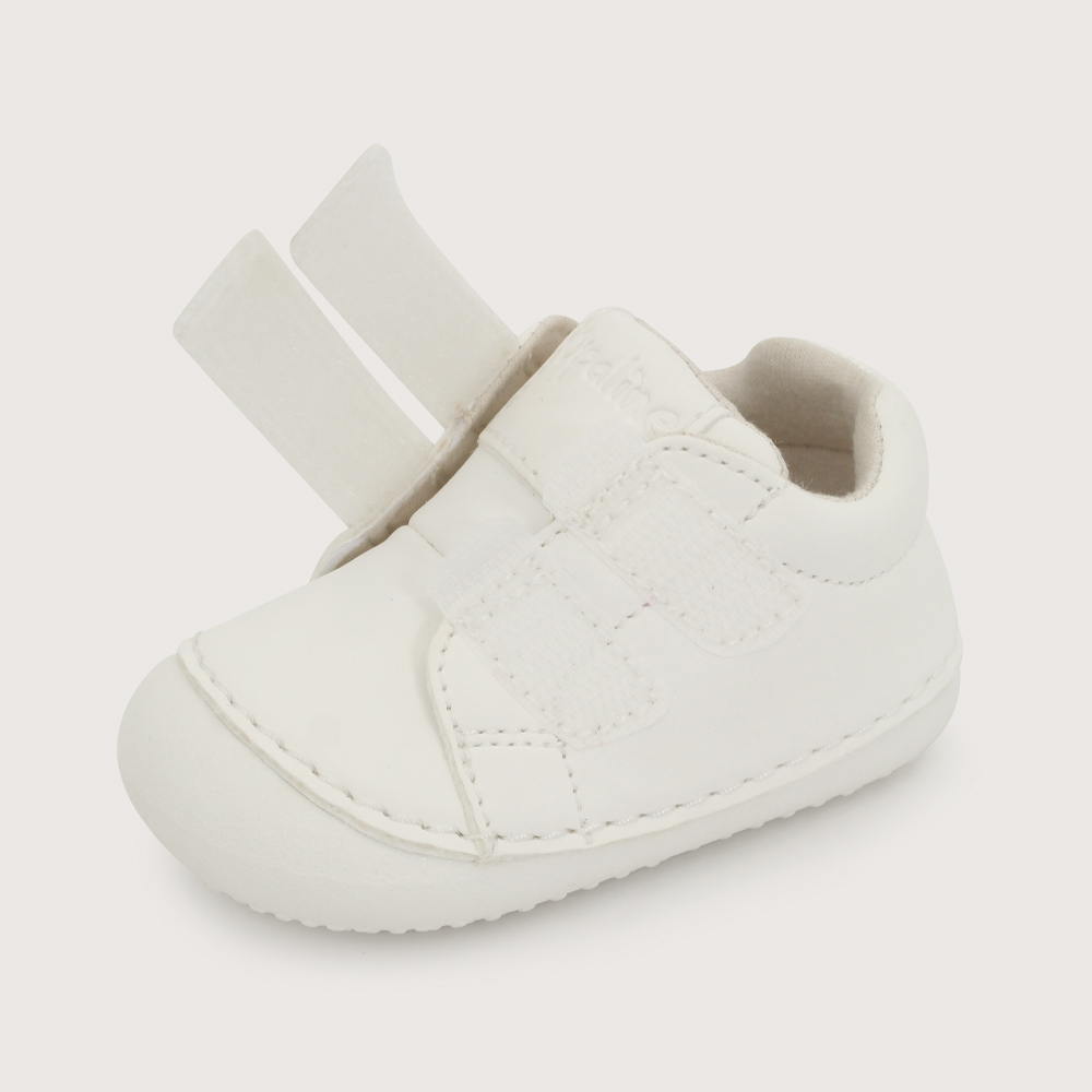 ZAPATILLA GATEADOR BLANCA NIÑA OPALINE - 6