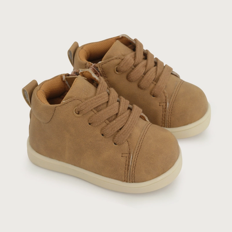 ZAPATILLA ALTA CAMEL NIÑO OPALINE - 1