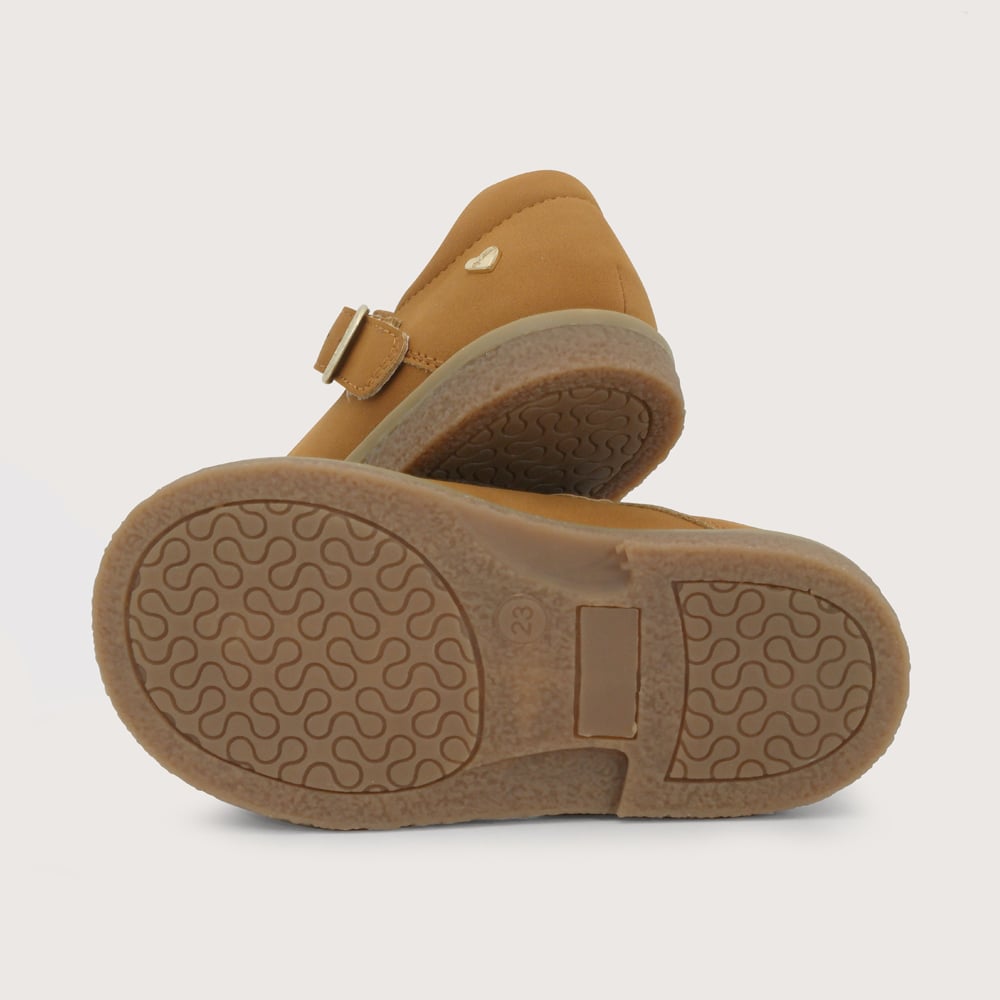 ZAPATO REINA CASUAL CAMEL NIÑA OPALINE - 3