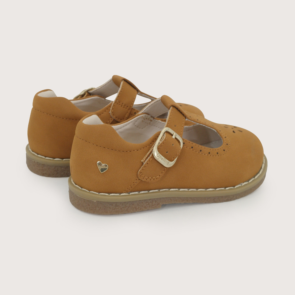 ZAPATO REINA CASUAL CAMEL NIÑA OPALINE - 5