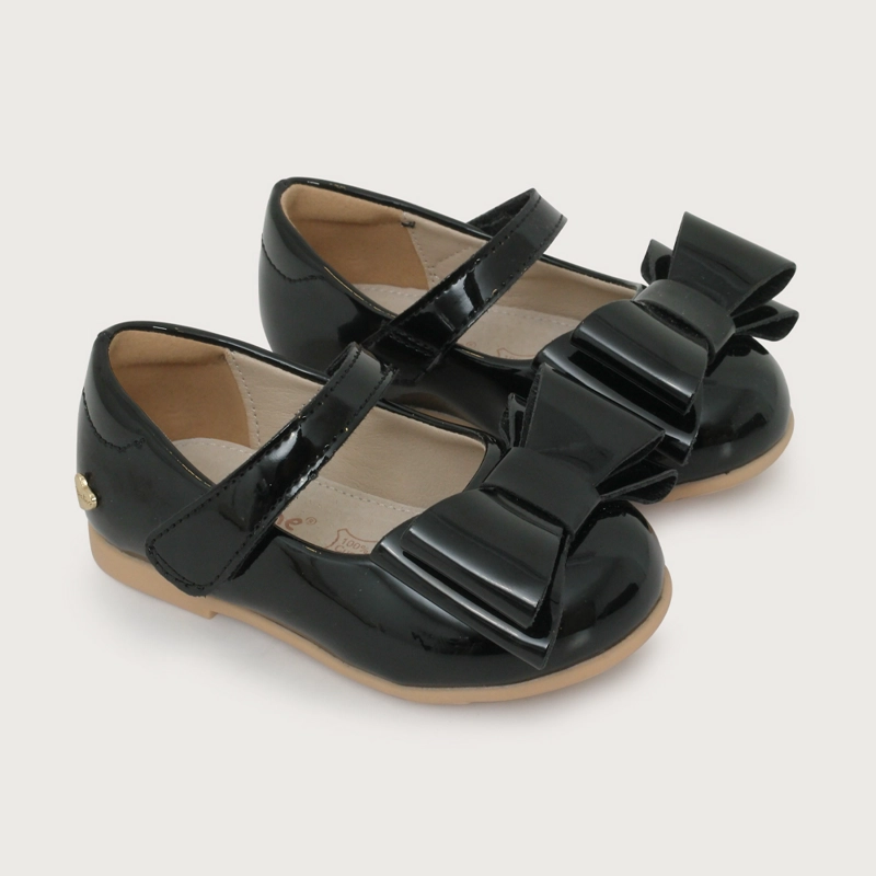 BALLERINA CASUAL NEGRA NIÑA OPALINE - 1