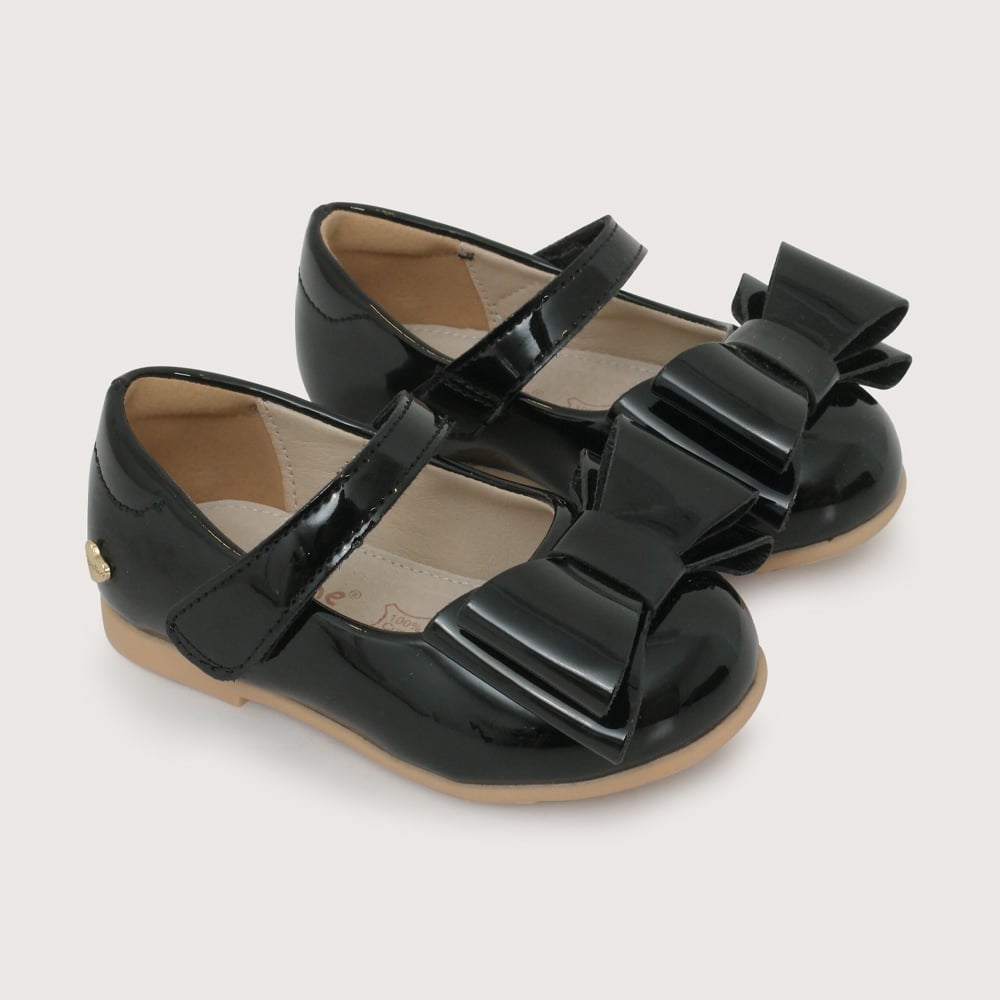 BALLERINA CASUAL NEGRA NIÑA OPALINE - 1