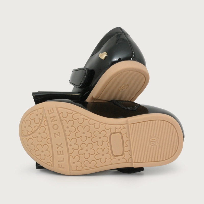 BALLERINA CASUAL NEGRA NIÑA OPALINE - 3