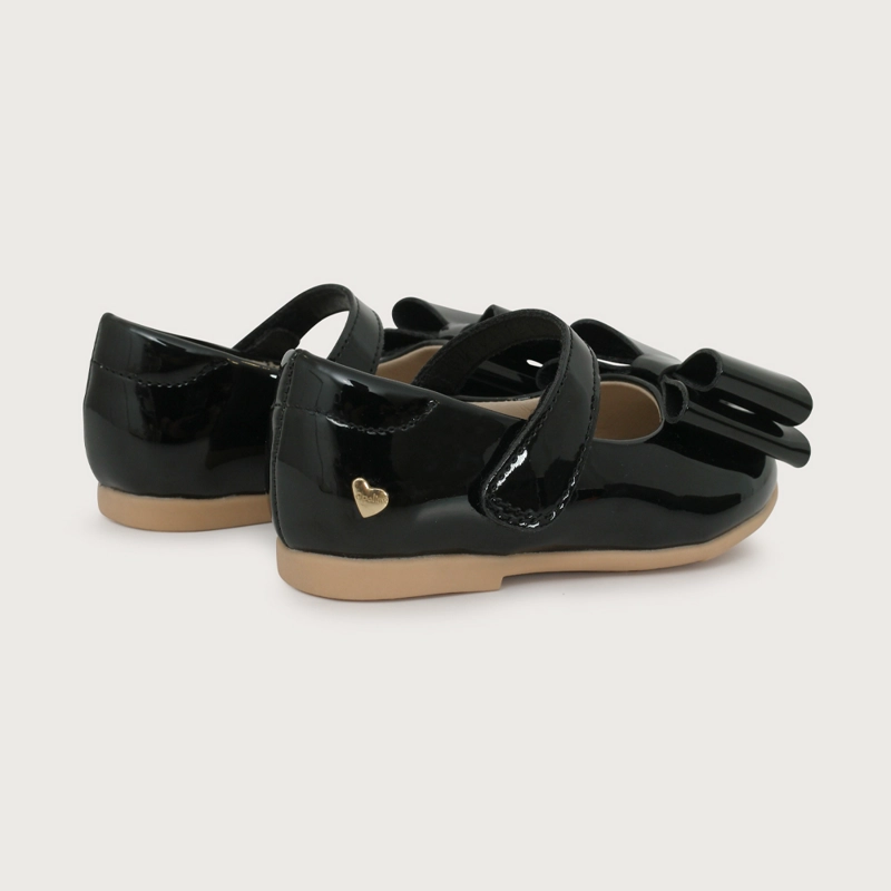 BALLERINA CASUAL NEGRA NIÑA OPALINE - 5