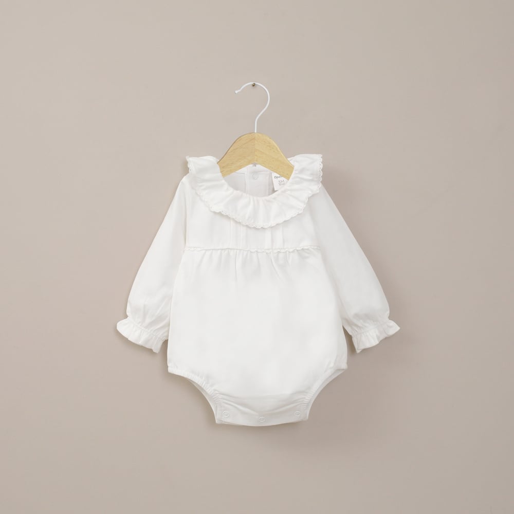 BOMBACHO BLANCO BEBE NIÑA OPALINE - 1