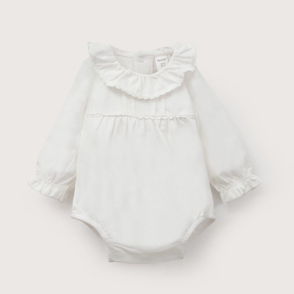 BOMBACHO BLANCO BEBE NIÑA OPALINE - 2