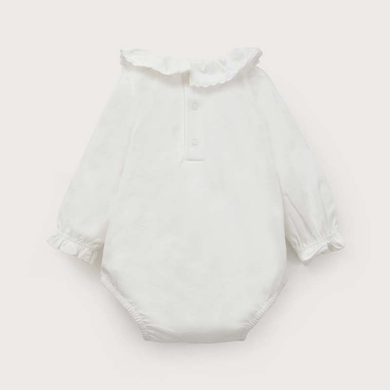 BOMBACHO BLANCO BEBE NIÑA OPALINE - 3
