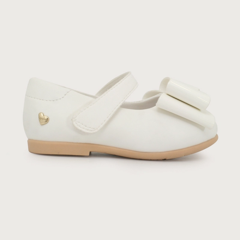 BALLERINA CASUAL BLANCA NIÑA OPALINE - 2