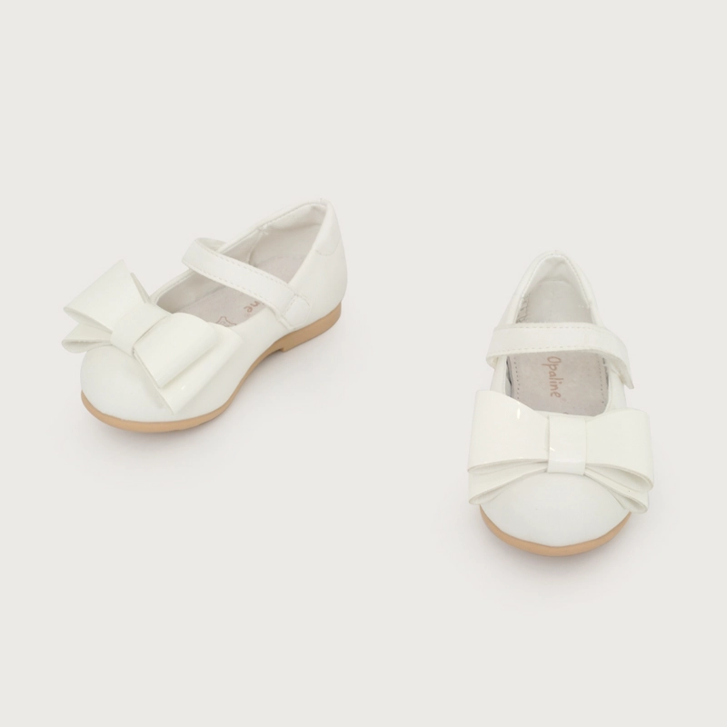 BALLERINA CASUAL BLANCA NIÑA OPALINE - 4