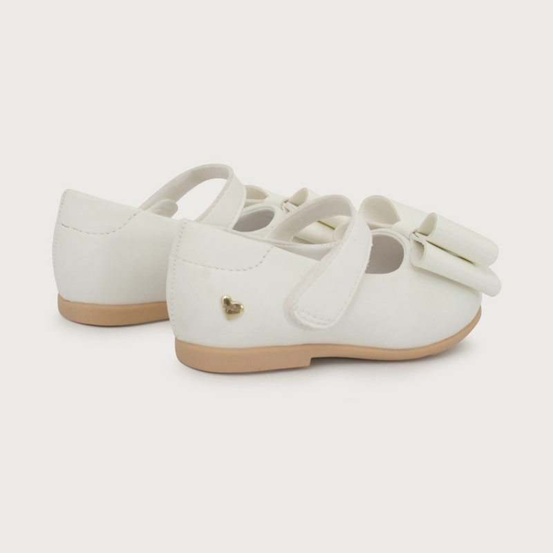BALLERINA CASUAL BLANCA NIÑA OPALINE - 5