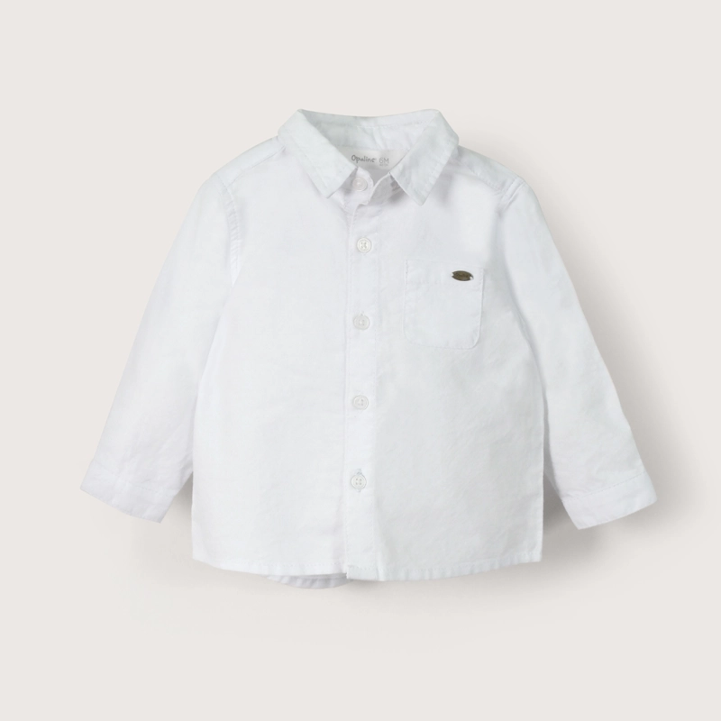 CAMISA BLANCA INFANT NIÑO OPALINE - 2