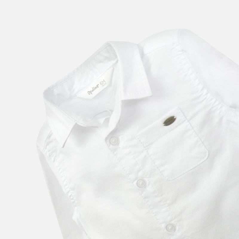 CAMISA BLANCA INFANT NIÑO OPALINE - 4