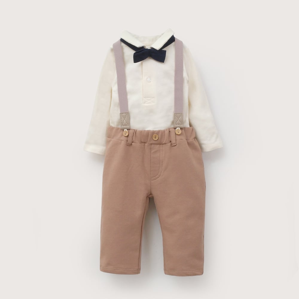 CONJUNTO DE VESTIR CAFE BEBE NIÑO OPALINE - 2