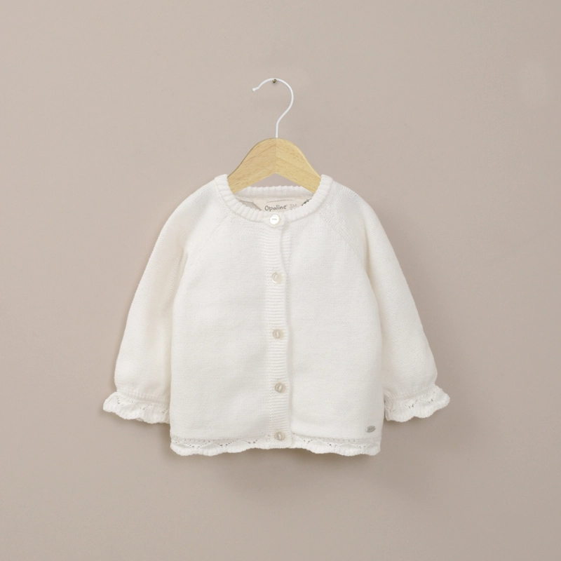 CHALECO BLANBCO BEBE NIÑA OPALINE - 1