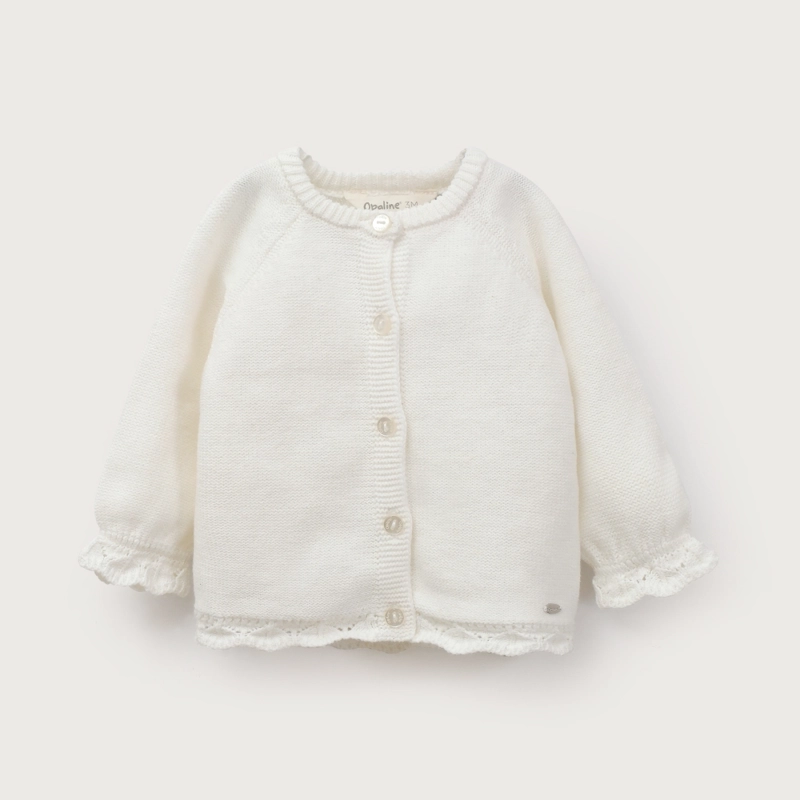 CHALECO BLANBCO BEBE NIÑA OPALINE - 2