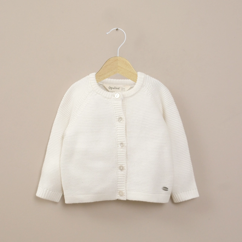 CHALECO BEBE UNISEX TAUPE OPALINE - 1