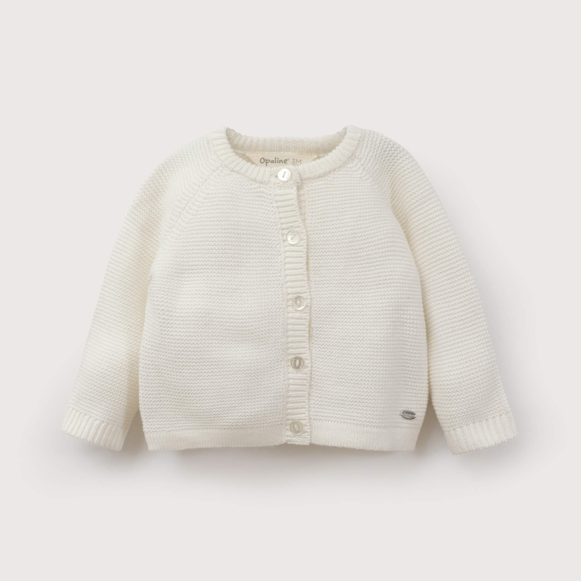 CHALECO BEBE UNISEX TAUPE OPALINE - 2