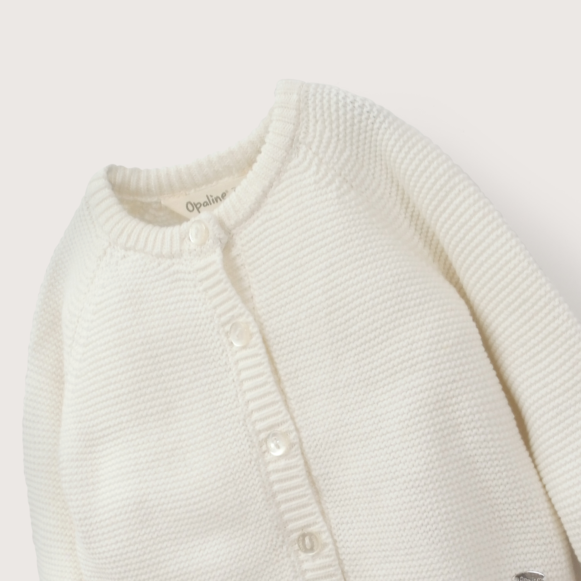 CHALECO BEBE UNISEX TAUPE OPALINE - 4
