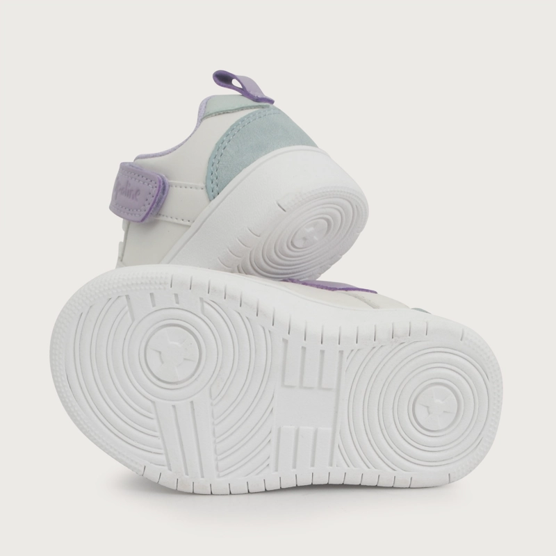 ZAPATILLA COURT URBANA BLANCA LILA UNISEX OPALINE - 3
