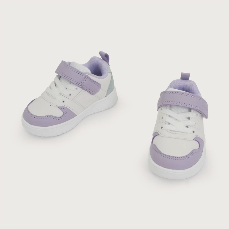 ZAPATILLA COURT URBANA BLANCA LILA UNISEX OPALINE - 4
