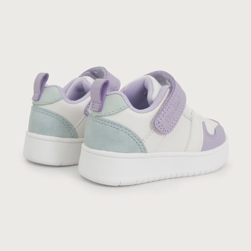ZAPATILLA COURT URBANA BLANCA LILA UNISEX OPALINE - 5