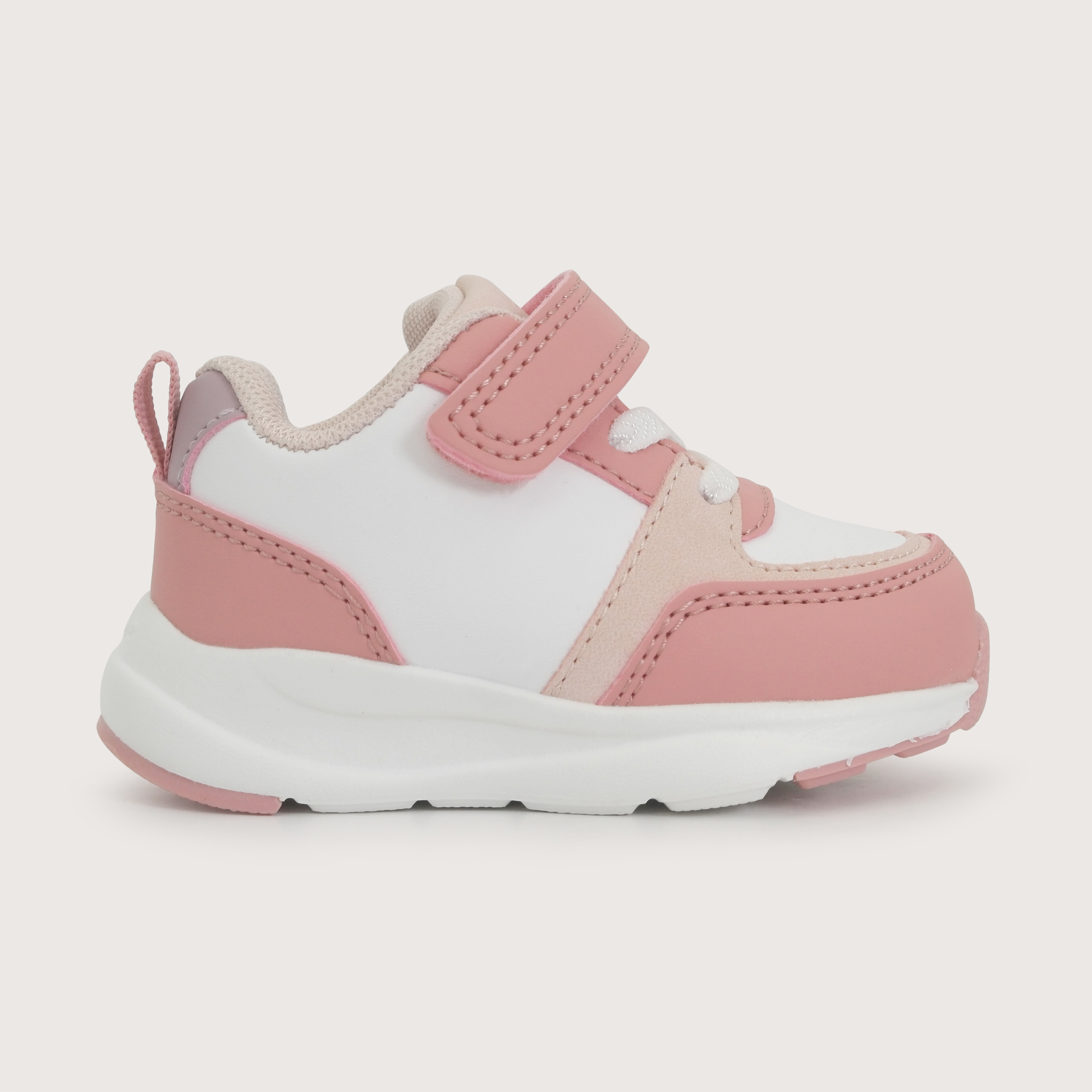 ZAPATILLA SPORT BLANCA ROSADO NIÑA OPALINE - 2