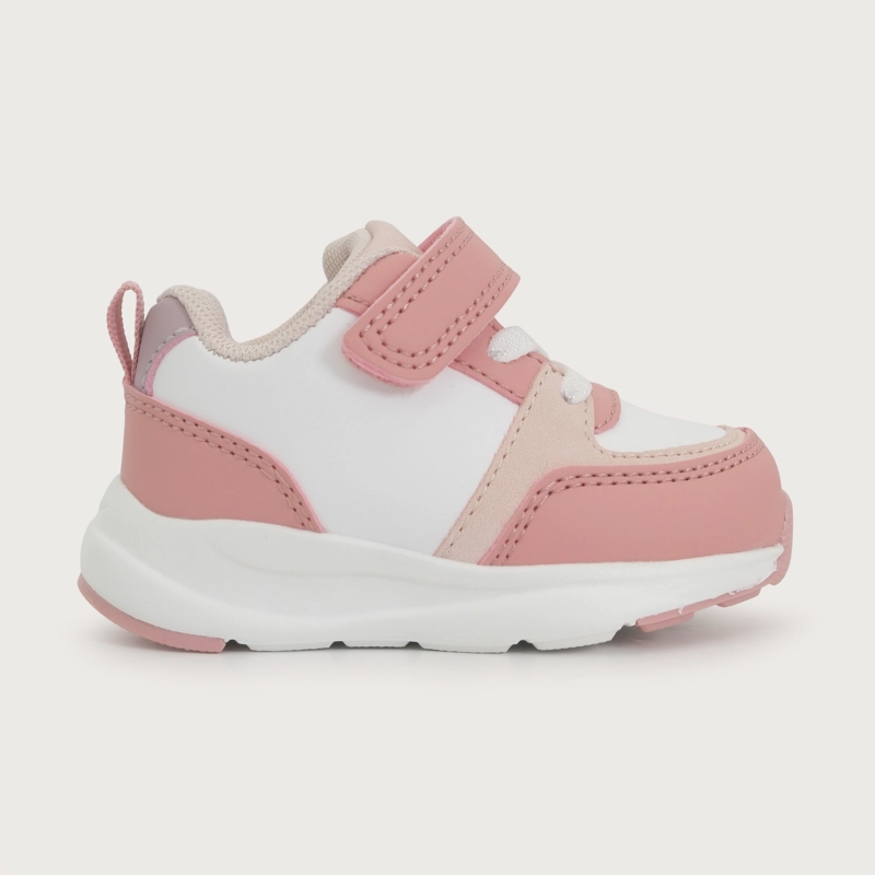ZAPATILLA SPORT BLANCA ROSADO NIÑA OPALINE - 2