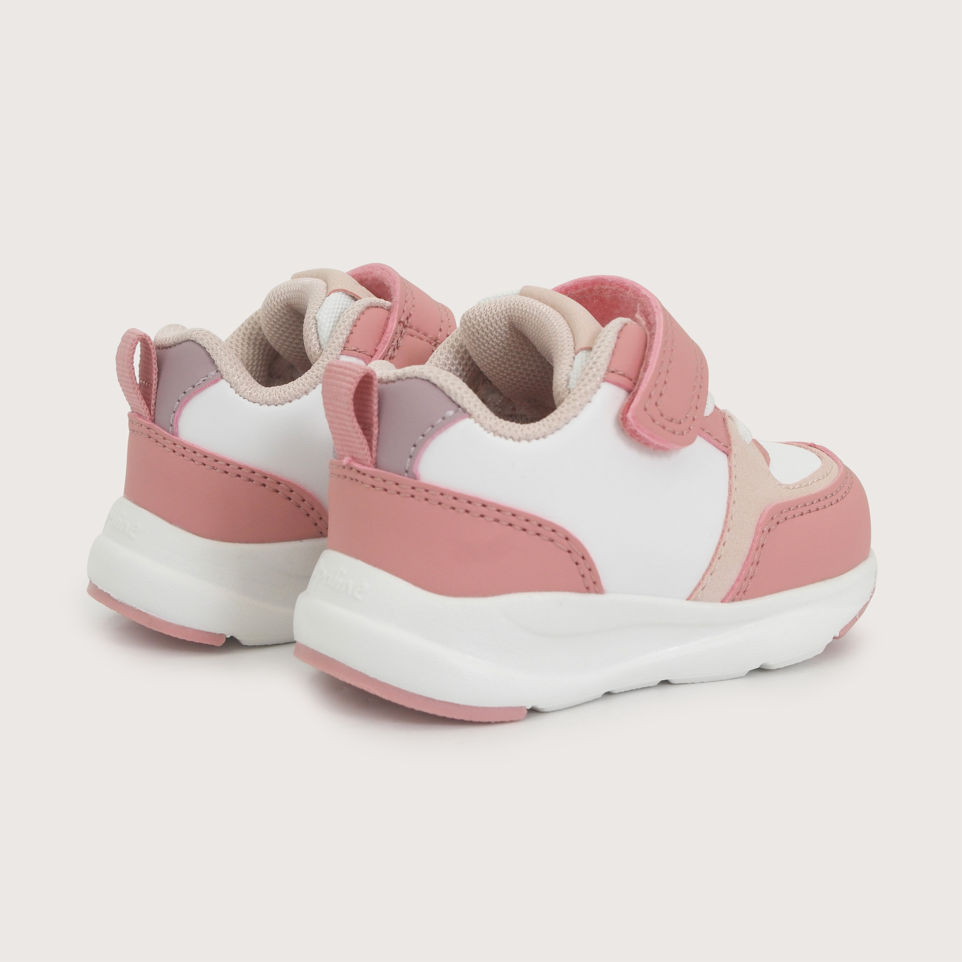 ZAPATILLA SPORT BLANCA ROSADO NIÑA OPALINE - 5