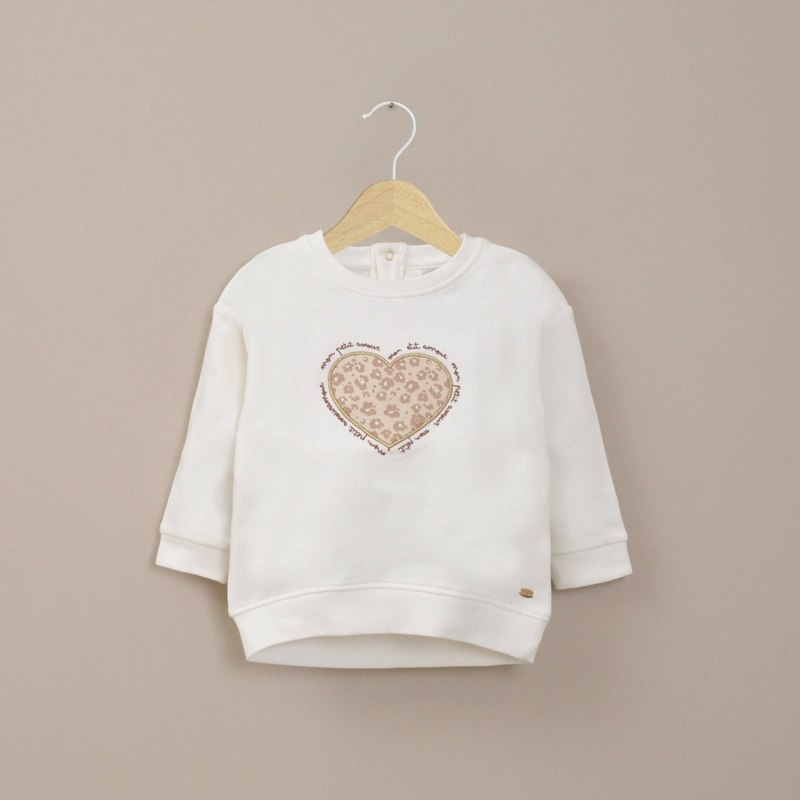 POLERON BLANCO INFANT NIÑA OPALINE - 1
