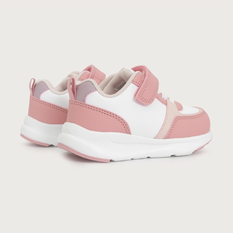 ZAPATILLA SPORT BLANCA ROSADA NIÑA OPALINE - 5