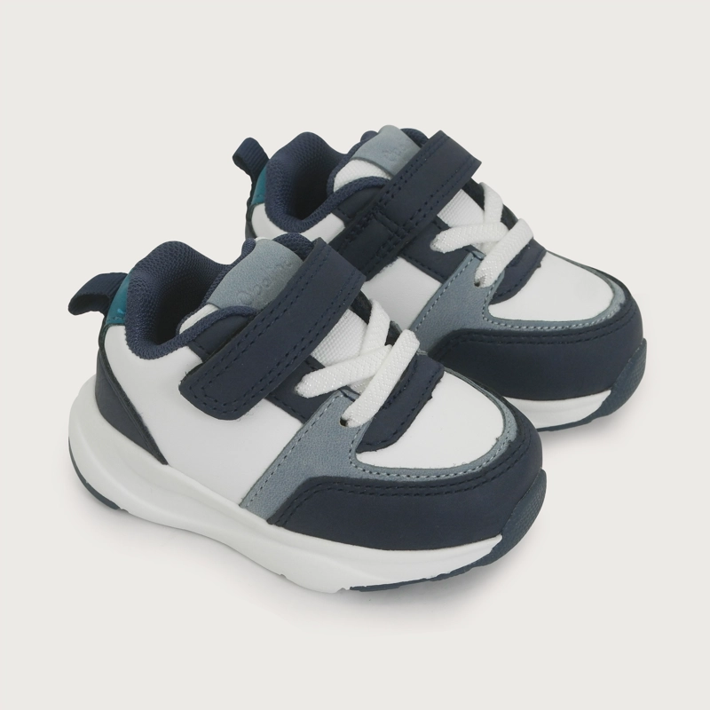 ZAPATILLA SPORT BLANCO AZUL NIÑO OPALINE - 1