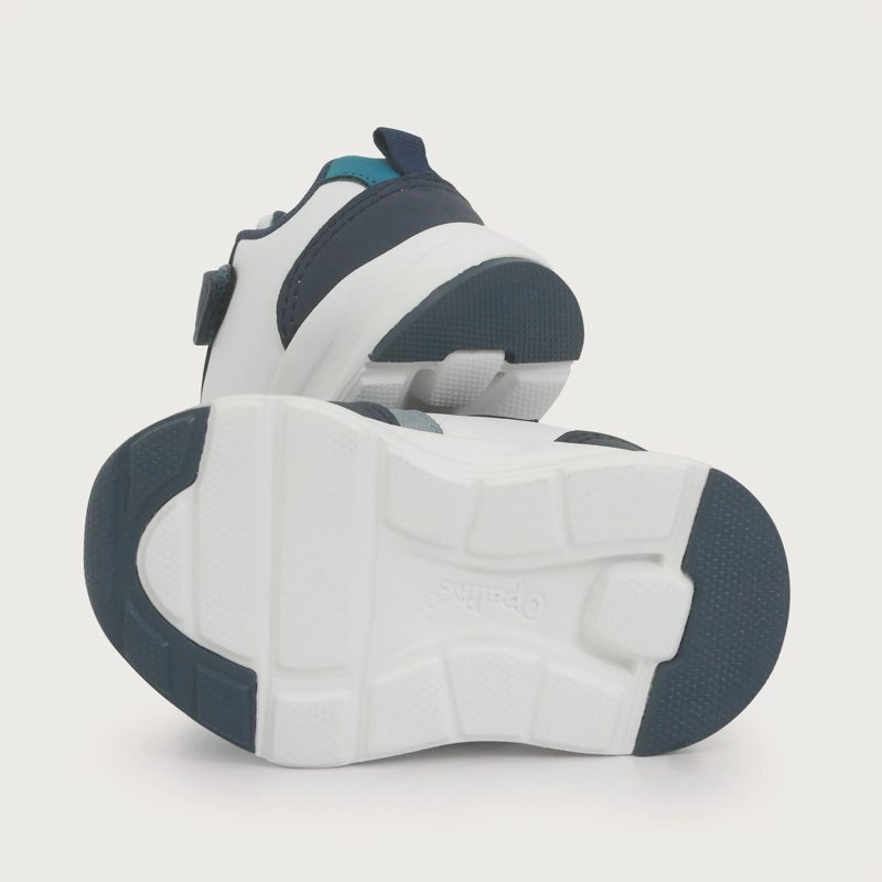 ZAPATILLA SPORT BLANCO AZUL NIÑO OPALINE - 3