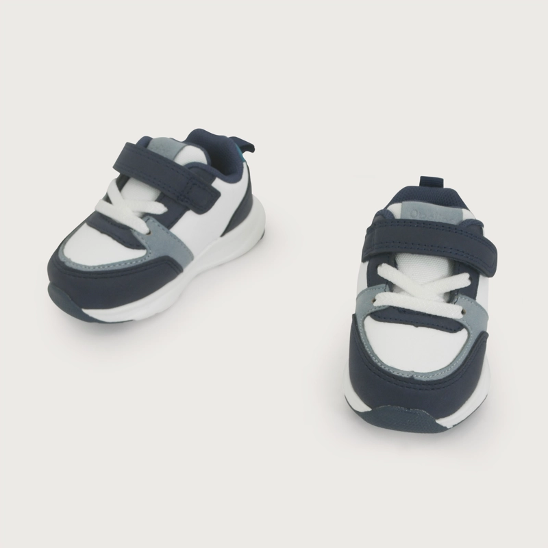 ZAPATILLA SPORT BLANCO AZUL NIÑO OPALINE - 4