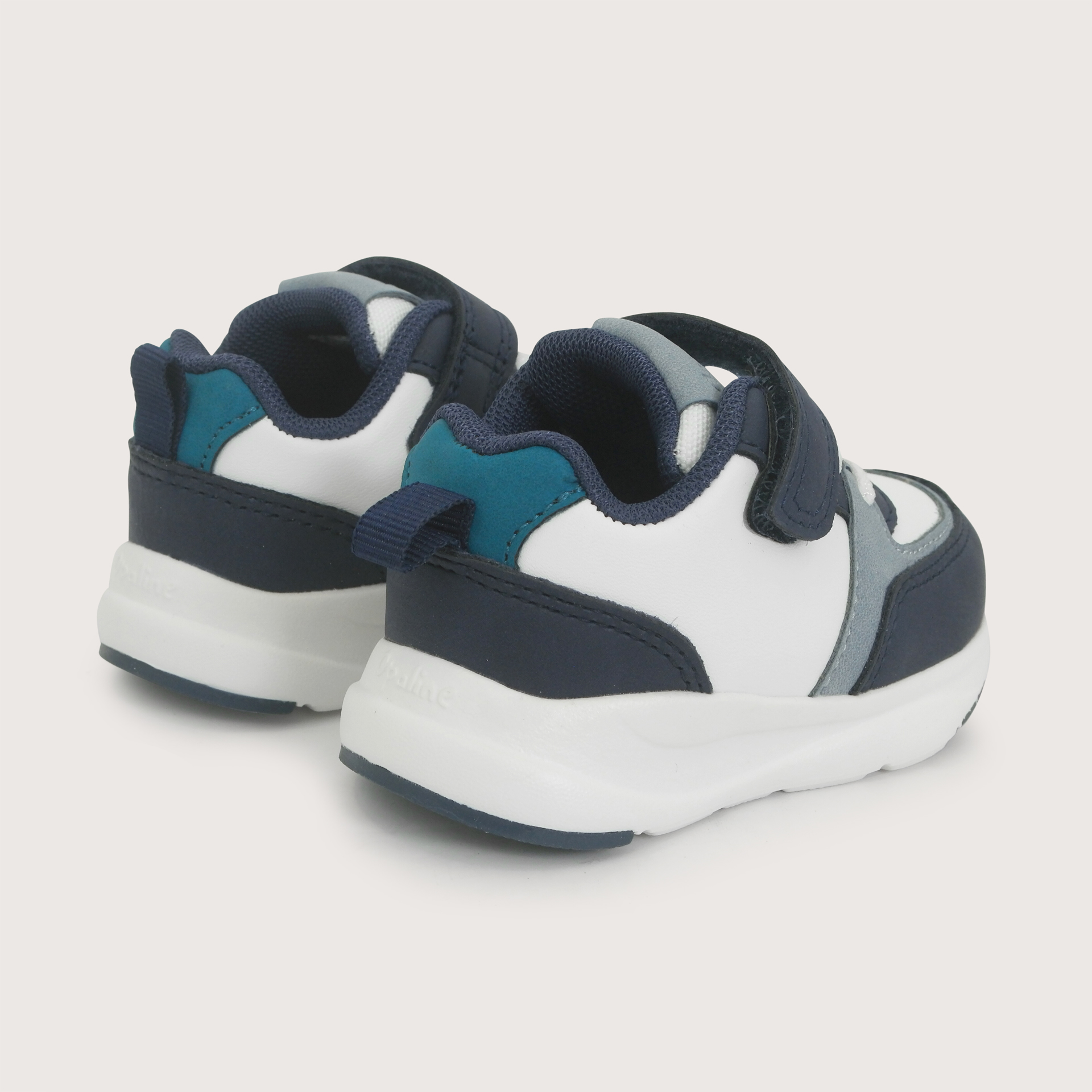ZAPATILLA SPORT BLANCO AZUL NIÑO OPALINE - 5