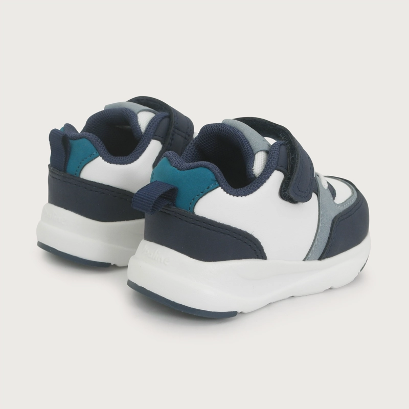 ZAPATILLA SPORT BLANCO AZUL NIÑO OPALINE - 5